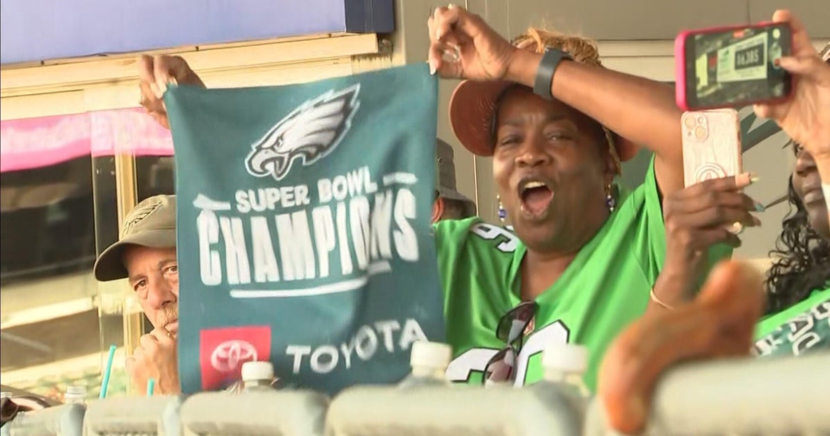 At Philadelphia Eagles' open practice, fans express optimism about 2025 season