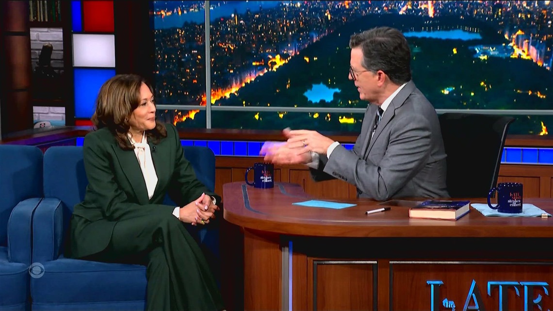 Kamala Harris visits DC on book tour