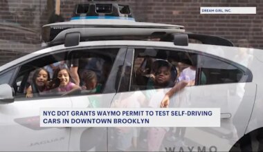 Hit the breaks or go full speed? People react to Waymo test driving cars in NYC