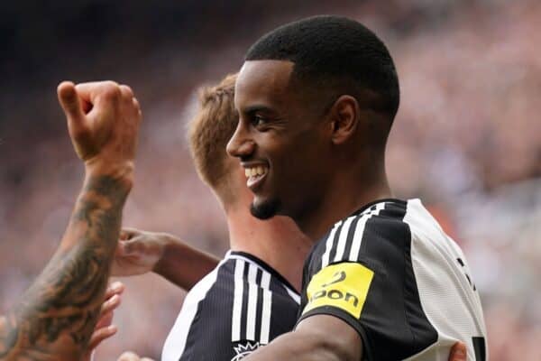 Alexander Isak, Newcastle (Owen Humphreys/PA)