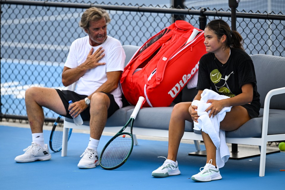 Raducanu is already feeling the benefits of one of the game's great coaches