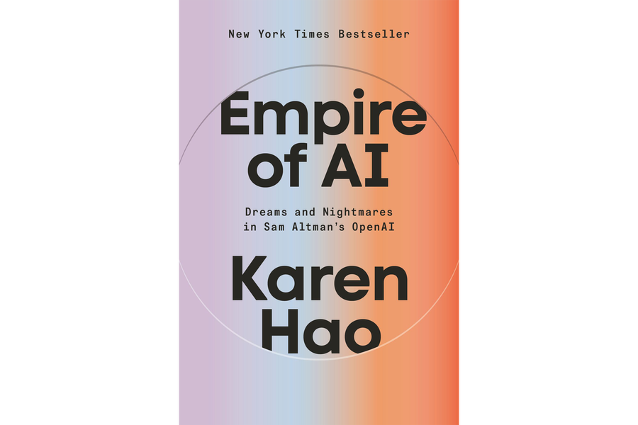 Book cover art for Empire of AI by Karen Hao