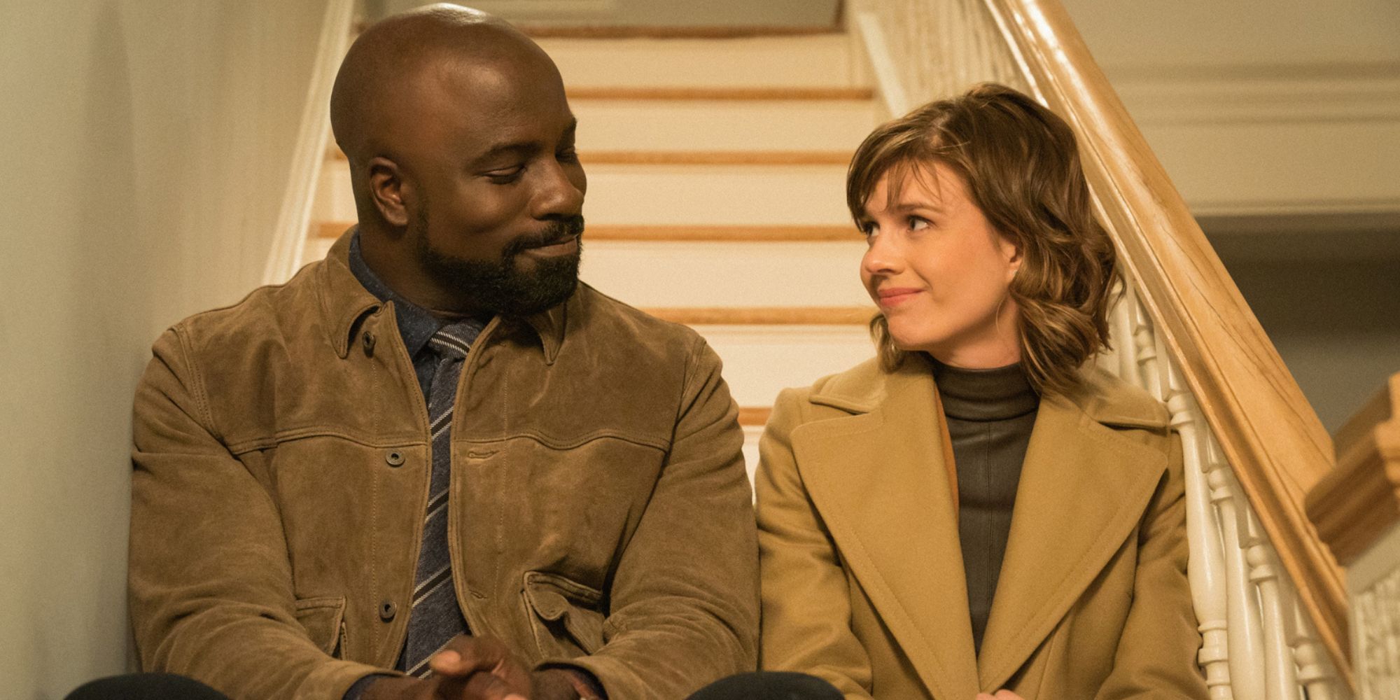 Dr. Kristen Bouchard (Katja Herbers) and David Acosta (Mike Colter) in Evil Season 1, Episode 13 "Book 27"