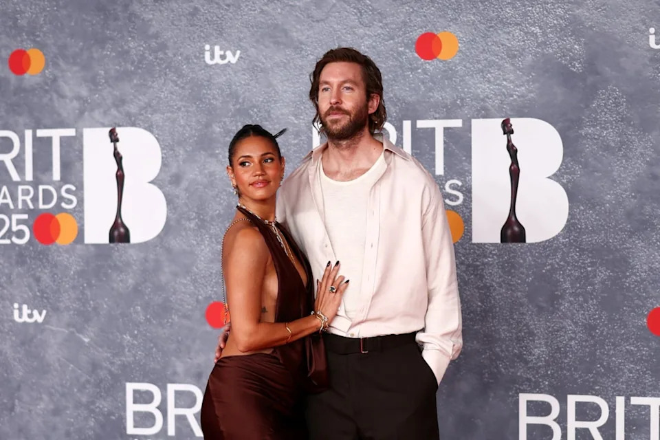 Vick Hope (left) and Calvin Harris have been married since September 2023 (Getty Images)