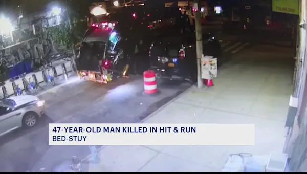 Sanitation truck involved in Bushwick fatal hit-and-run