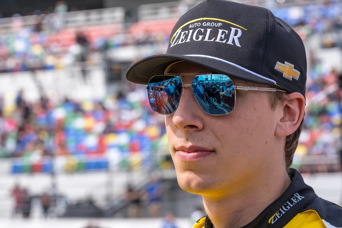 An image of NASCAR driver Carson Hocevar