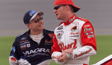 NASCAR team owner Dale Earnhardt Jr. during practice for the Daytona 500 at Daytona International Speedway.
