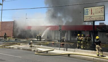 firefighter injured head Phoenix...