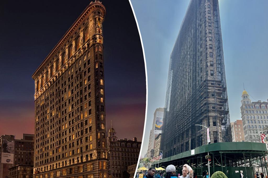 NYC's iconic Flatiron Building will get bathed in lights for first time in 123-year history