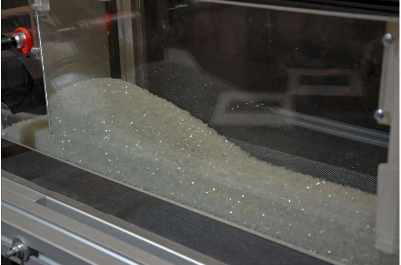 For the first time, scientists observed the 'hidden swirls' that affect the flow of sand, rocks and snow