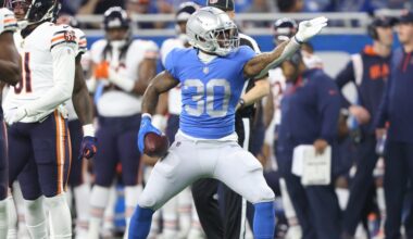 Former Lions RB Jamaal Williams works out for Chicago Bears