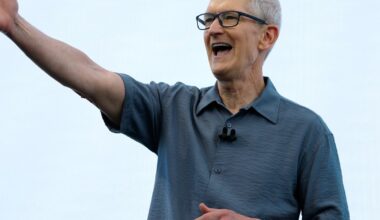 Tim Cook says Apple is ‘open to’ AI acquisitions