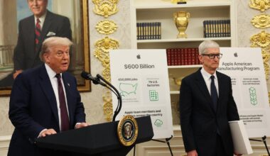 Trump, Apple announce new $100 billion commitment to manufacturing in U.S.