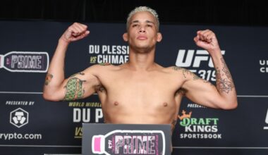 UFC 319 loses middleweight fight just hours before event