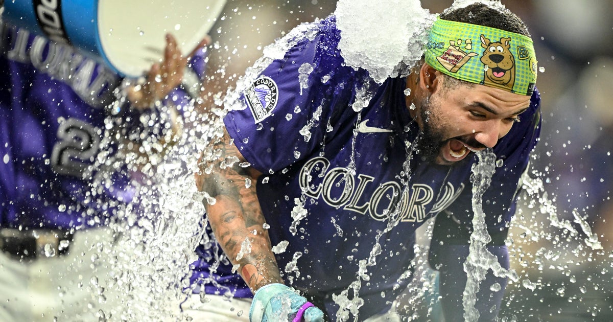 Bernabel's walk-off single helps Rockies beat Dodgers 4-3, and end 10-game losing streak to Los Angeles