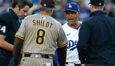 Game 124: San Diego Padres at Los Angeles Dodgers