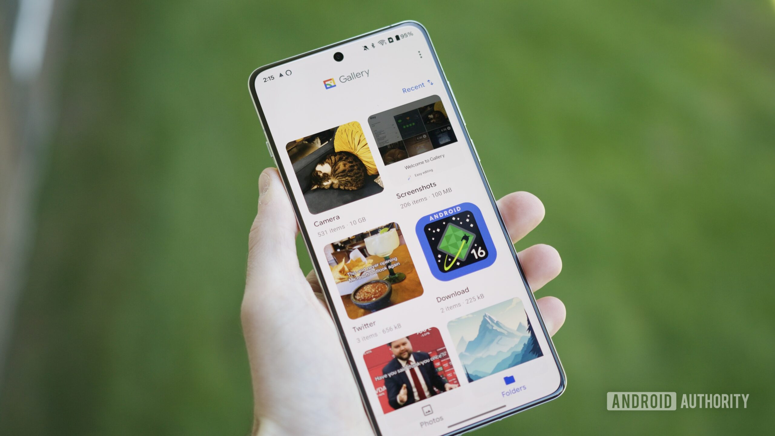 The Google Gallery app running on an Android phone.