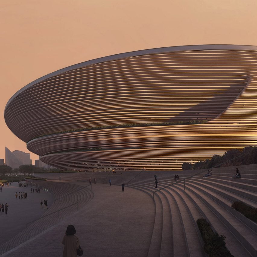 Rendering of Hangzhou International Sports Centre