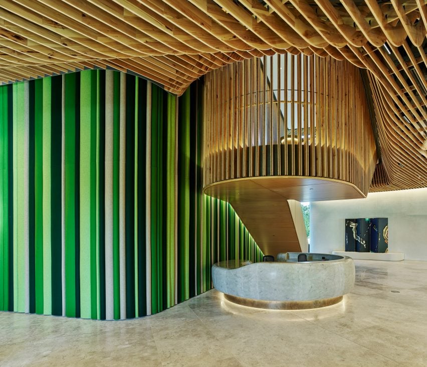 Interior of nonprofit building in Arkansas