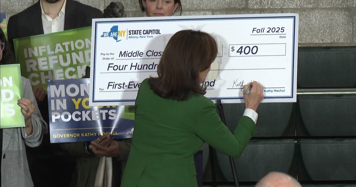 New York's inflation refund checks will start hitting the mail next month