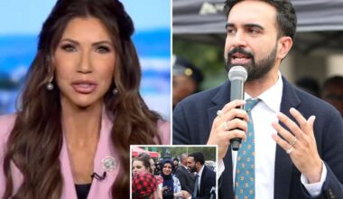 Kristi Noem says NYC will be a 'train wreck' under Zohran Mamdani
