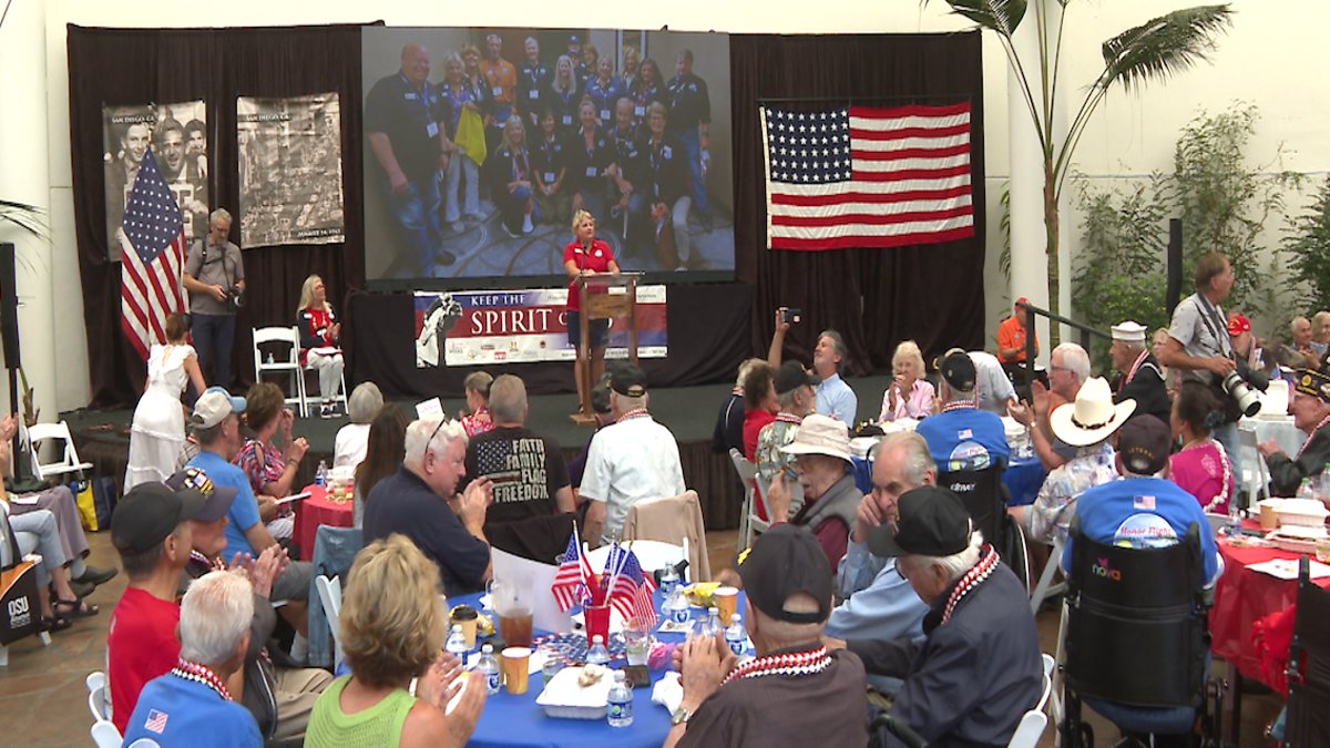 Honor Flight San Diego marks 80 years since end of World War Two – NBC 7 San Diego
