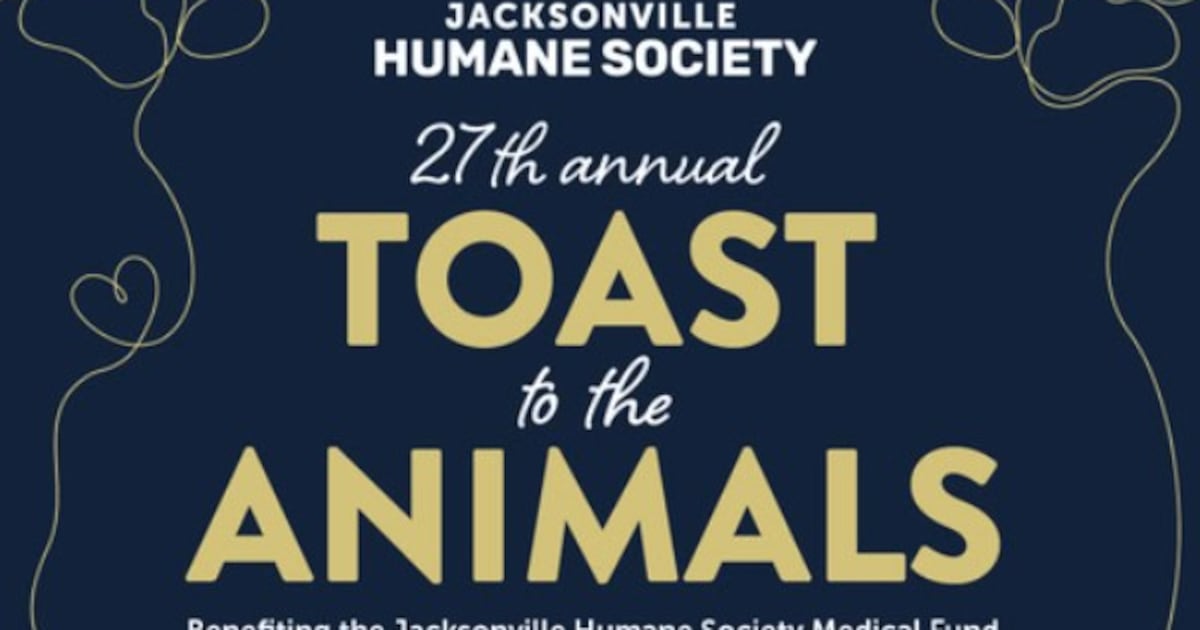 Jacksonville Humane Society announces date for 27th annual ‘Toast to the Animals’ – Action News Jax