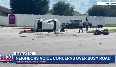 Neighbors call for safety improvements on a stretch of Collins Road after dangerous incidents – Action News Jax