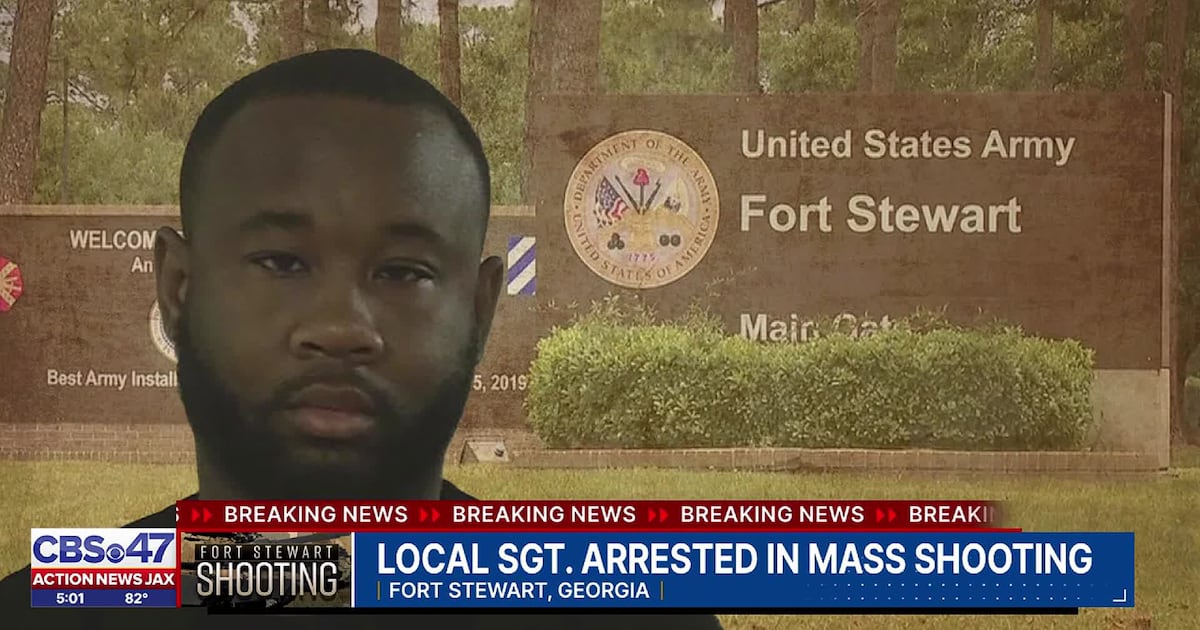 Soldier from Jacksonville accused of shooting 5 at Fort Stewart – Action News Jax