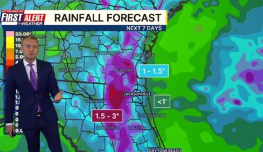 Hot, humid, and stormy weekend ahead as Hurricane Erin strengthens – 104.5 WOKV