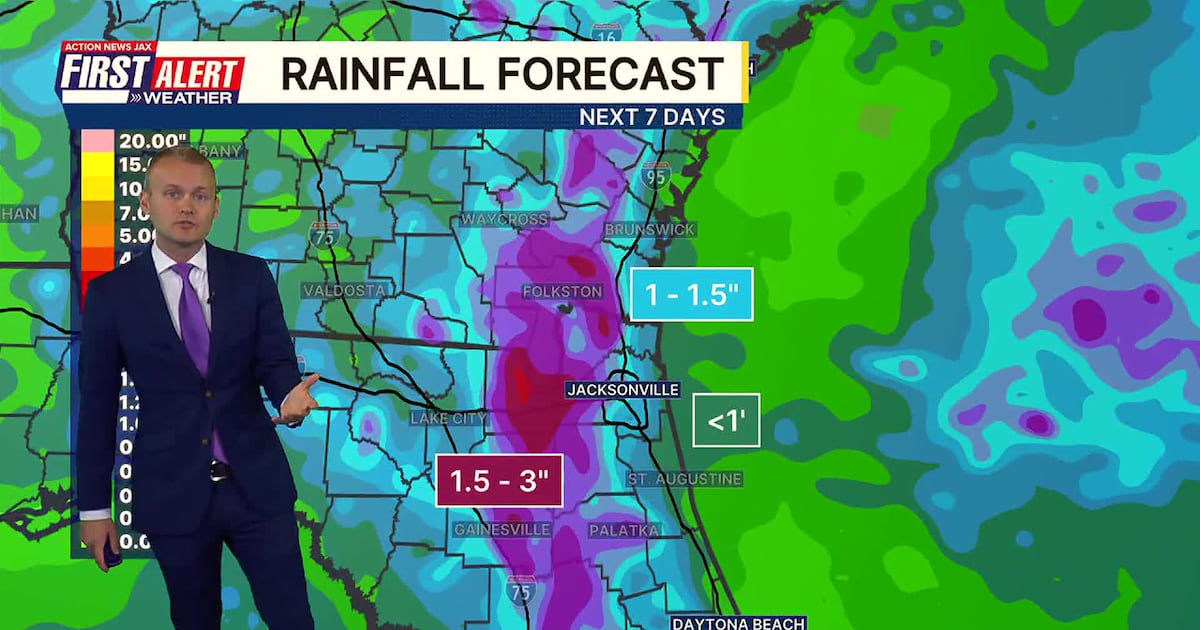 Hot, humid, and stormy weekend ahead as Hurricane Erin strengthens – 104.5 WOKV