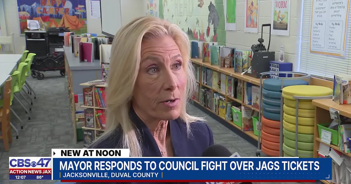 Jacksonville mayor responds to city council’s debate over free Jaguars tickets for elected officials – Action News Jax