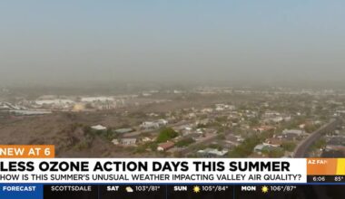 How this summer's unusual weather impacted Phoenix area air quality