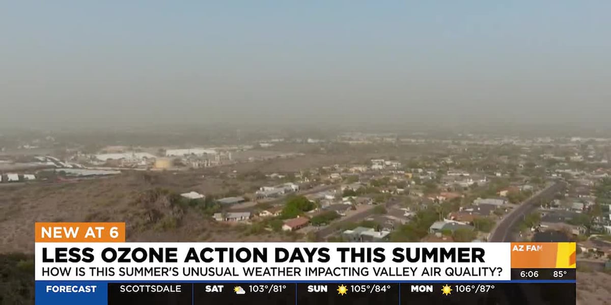 How this summer's unusual weather impacted Phoenix area air quality
