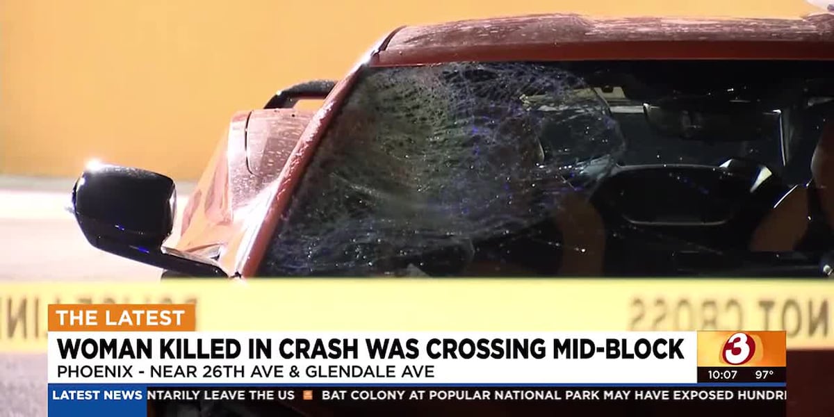 Woman hit, killed by car while jaywalking in central Phoenix
