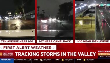 Tens of thousands without power as storms move through Phoenix area