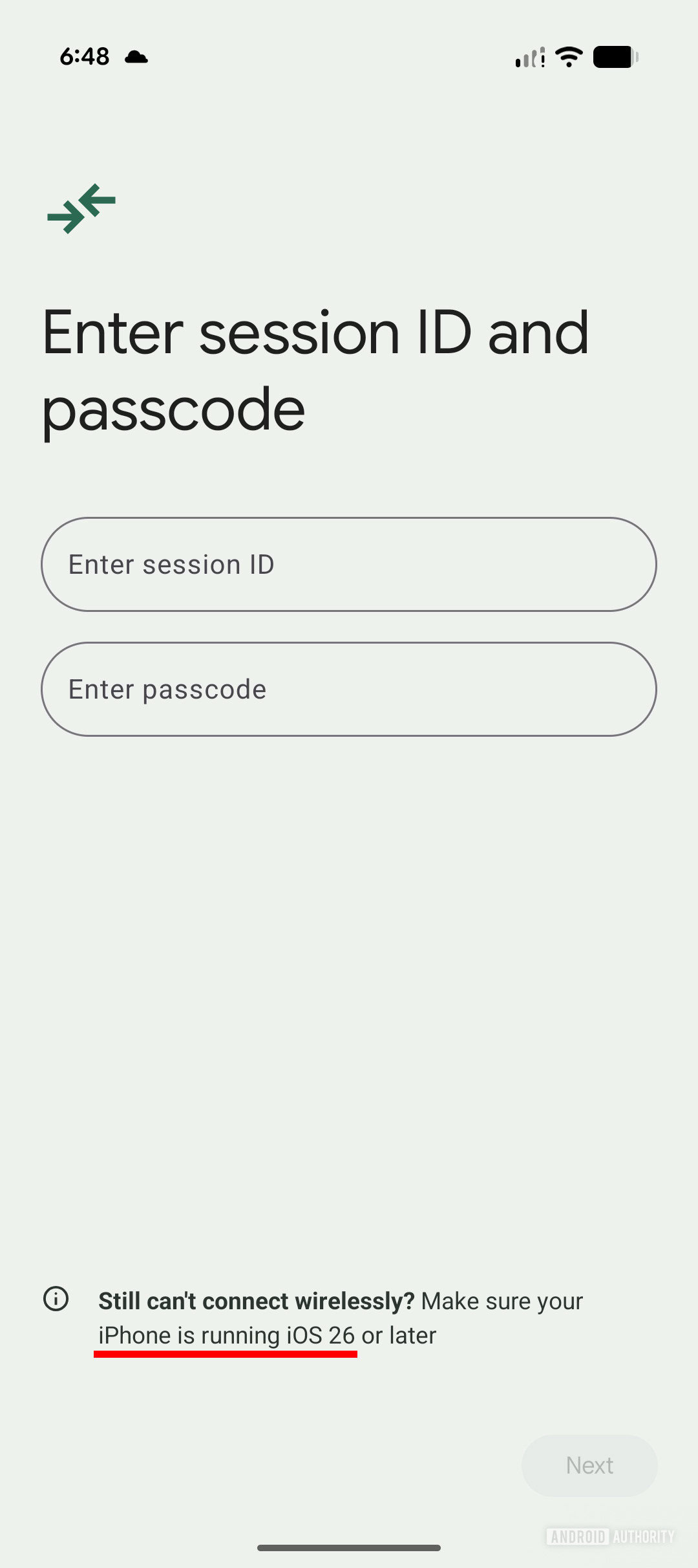 iPhone to Android eSIM transfer