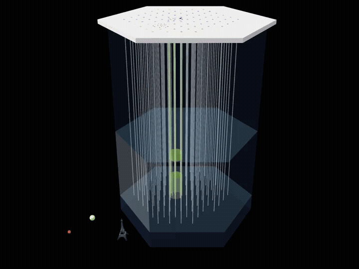 Icecube Neutrino Event Animation