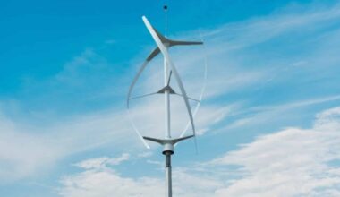 wind turbine generating energy