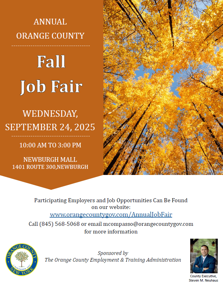 Orange County job fair set for Wednesday, September 24