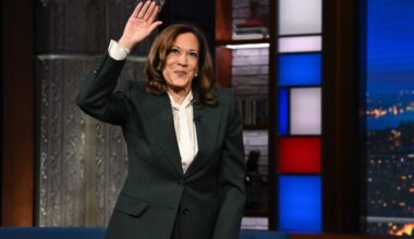 Kamala Harris Gives First Post-2024 Interview To Stephen Colbert