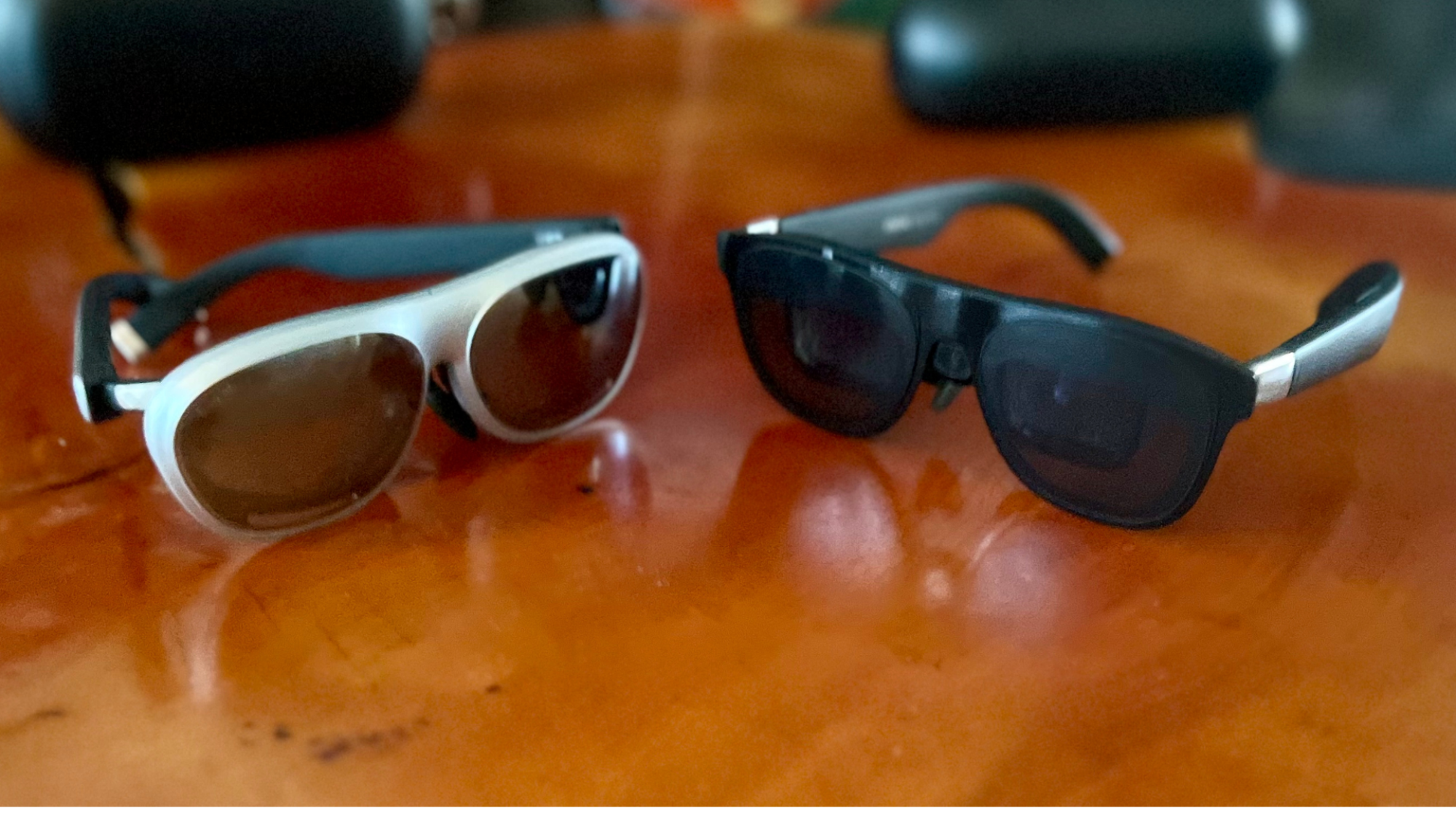 XReal One Pro and Rokid Max 2 glasses