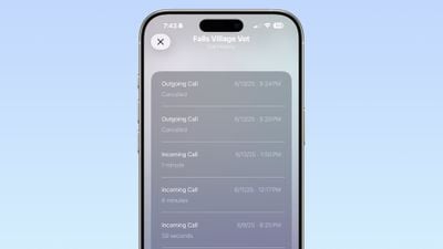 ios 26 call history