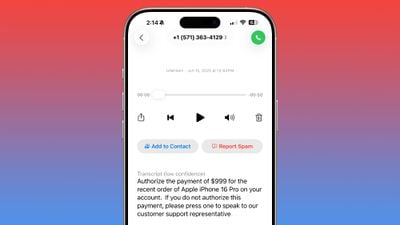 ios 26 voicemail report spam