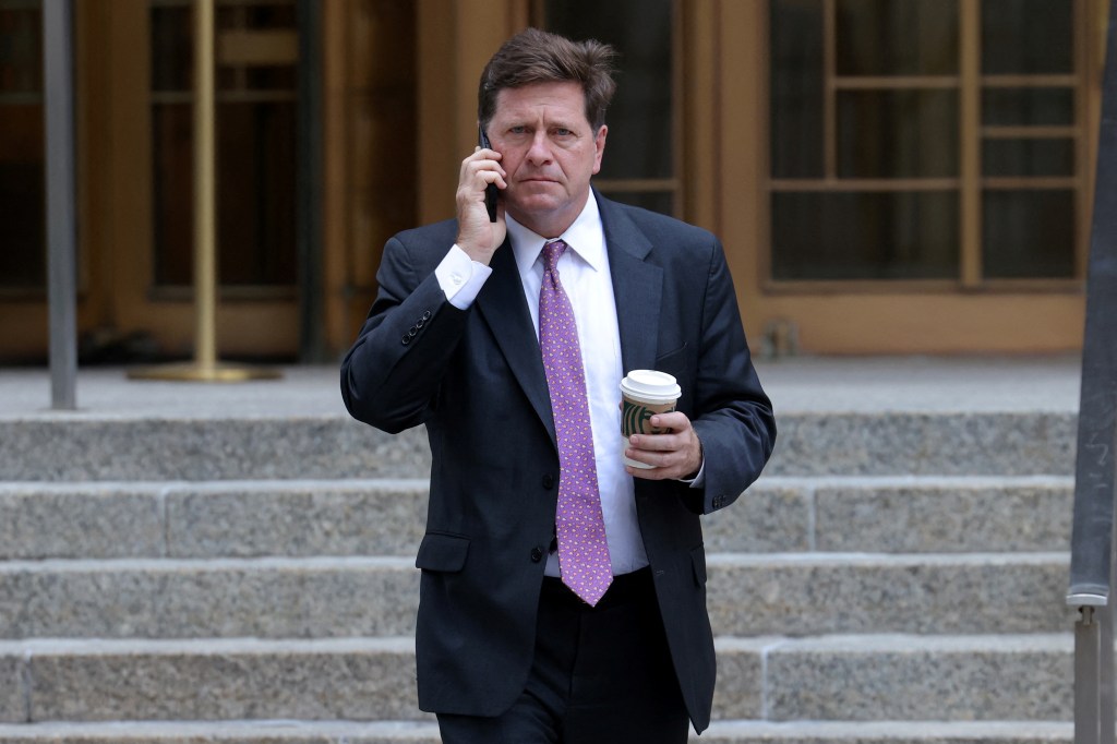Jay Clayton, interim US attorney for Southern District of New York, exits the Federal courthouse during the Sean "Diddy" Combs' sex trafficking and racketeering conspiracy trial at U.S. court in Manhattan, in New York City, U.S., May 19, 2025. 