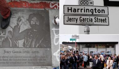 Grateful Dead guitarist Jerry Garcia has childhood street named for him in San Francisco