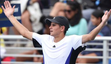 Rafael Jodar, pictured above at the 2024 US Open boys' singles event, won his first Challenger title on Saturday.