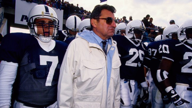 Penn State coach Joe Paterno