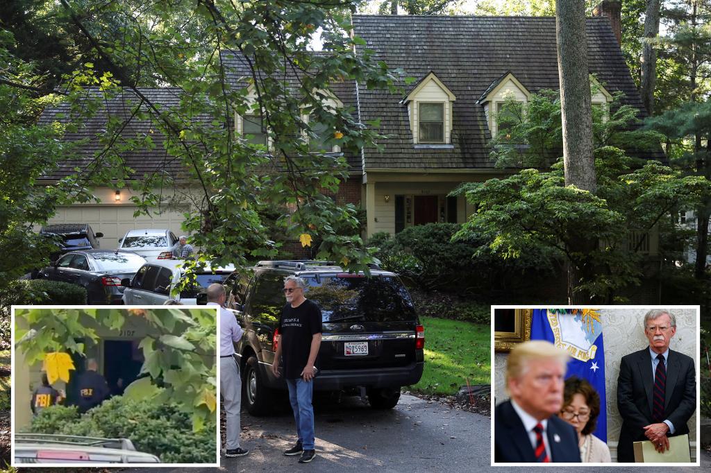 John Bolton's Maryland home is raided by the FBI