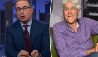 John Oliver responds to Jay Leno slamming late-night TV hosts